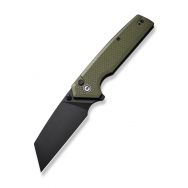 Civivi Amirite Button Lock C23028-3 Olive Drab Green G10 Nitro-V Pocket Knife