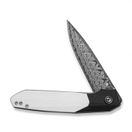 Civivi Knives Brr15 Light C25063-DS1 Black White G10 Damascus Steel Knife