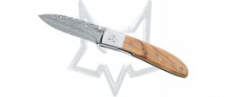 Fox Knives Livri Liner Lock 273 DOL Stainless Damasteel Olive Wood