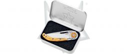 Fox Knives Trendy Damasco Frame lock 463DCB Damasteel Cocobolo Wood Knife