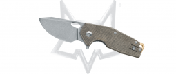 Fox Knives Suru FX-526LI-MOD Micarta Stonewashed M398 Stainless Pocket Knife