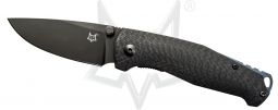 Fox Knives Tur Liner Lock FX-528 B Black Elmax Stainless Carbon Fiber