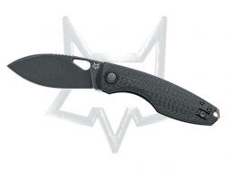 Fox Knives Chilin Carbon Fiber M398 Stainless Pocket Knife FX-530 CFDSW