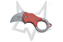 Fox Knives Mini-Ka Liner Lock FX-535R Red FRN Stainless Pocket Knife FX-535 R