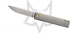 Fox Knives Chnops Liner Lock FX-543DBB Damasteel Bronze Titanium Pocket Knife