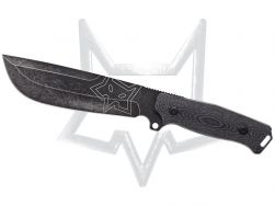 Fox Knives Native Nera Sabbiata Micarta Black D2 Steel Fixed Blade Knife FX-611