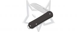 Fox Knives Vulpis Slipjoint Black Aluminum N690Co Stainless Knife FX-VP108 BK