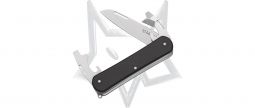 Fox Knives Vulpis Black Aluminum Stainless Camping Pocket Knife FX-VP130-3 BK