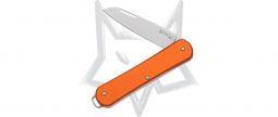 Fox Knives Vulpis Orange Aluminum N690Co Stainless Pocket Knife FX-VP130 OR