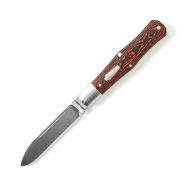 Jack Wolf Knives Gateway Coffin Lava Flow Fat Carbon Sandvik Steel Knife