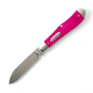 Jack Wolf Knives Eureka Purple Bone Sandvik 14C28N Stainless Steel Pocket Knife
