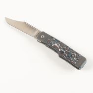 Jack Wolf Knives Gunslinger Jack FC-NEBUL Nebula Fat Carbon S90V Pocket Knife