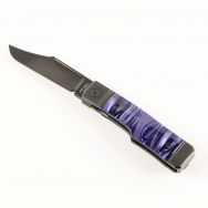 Jack Wolf Knives Gunslinger Jack Purple Kirinite S90V Stainless Pocket Knife