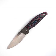 Jack Wolf Knives Tango Miami Camo Fat Carbon S90V Stainless Steel Pocket Knife