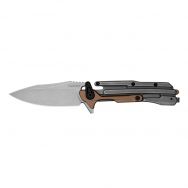 Kershaw Knives Frontrunner Frame Lock 2039 Bronze Stonewash D2 Pocket Knife