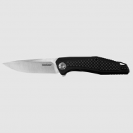 Kershaw Knives Atmos Liner Lock 4037 8Cr13MoV Stainless Black Carbon Fiber