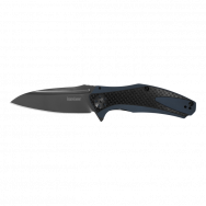 Kershaw Knives Natrix 7007CF 8Cr13MoV Stainless Black Carbon Fiber/Blue G10