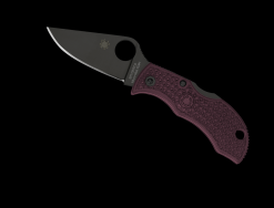 Spyderco Knives Manbug Sprint Run MBBGBKP Burgundy FRN Micro-Melt Pocket Knife