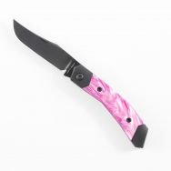 Jack Wolf Knives Mini Cyborg MINCY-01-KR-COSPNK Kirinite S90V Steel Pocket Knife