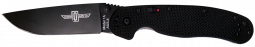 Ontario Knives RAT 1A Liner Lock 8871 Black AUS-8 Stainless Black G10