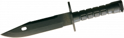 Ontario Knives M9 Survival Knife Fixed Blade 6143 420 Stainless Black Kraton