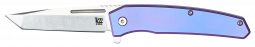 Ontario Knives Ti22 Frame Lock 9800 AUS-8 Stainless UltraBlue Titanium