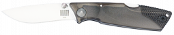 Ontario Knives Wraith Lockback 8798SMK AUS-8 Stainless Smoke Gray Handle