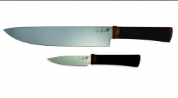 Ontario Knives Agilite Combo Knife Set 2570 14C28N Stainless Steel Amber Black