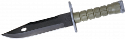 Ontario Knives M9 Bayonet Fixed Blade Knife 6220 Black 420 Stainless Steel