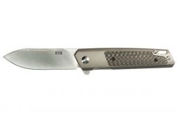 Ontario Knives CF100 Frame Lock 8600 Carbon Fiber Stainless Steel Pocket Knife