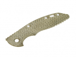 RICK HINDERER Knives Textured OD Green Micarta Handle Scale for 3" XM-18 Knife