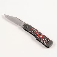 Jack Wolf Knives Sharpshooter Jack Snowfire Fat Carbon S90V Steel Pocket Knife