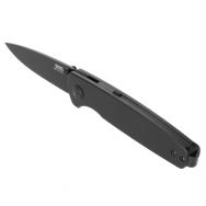 SOG Knives Twitch 3 Back Lock 11-15-01-43 Black-out Aluminum 154CM Pocket Knife