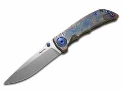 Spartan Blades Harsey 3.25 Storm Watch Bronze Titanium MagnaCut Pocket Knife