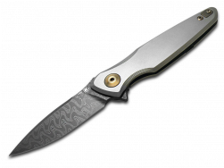 Spartan Blades Pandia Frame Lock SF16DMBZ Bronze Titanium Damascus Steel Knife