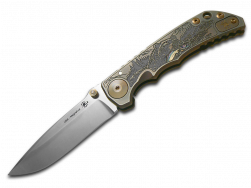 Spartan Blades Harsey Folder SF5 Grizzly Bear Titanium MagnaCut Stainless Knife