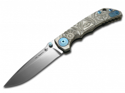 Spartan Blades Harsey Folder SF5 Oculus Titanium MagnaCut Stainless Steel Knife