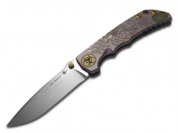 Spartan Blades Harsey Folder Plague Doctor Titanium MagnaCut Pocket Knife