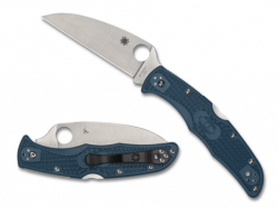 Spyderco Knives Endura 4 Lockback C10FPWK390 Stainless Blue FRN Pocket Knife