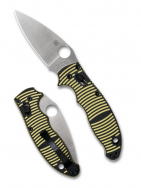 Spyderco Knives Manix 2 Salt C101GBKYLMCP2 Black & Yellow G-10 MagnaCut Knife