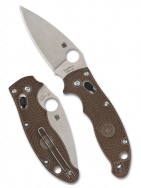 Spyderco Knives Manix 2 Sprint Run C101PBN15V2 Brown CPM 15V Steel Pocket Knife