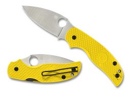 Spyderco Knives Sage 5 C123PYL Yellow FRN CPM MagnaCut Stainless Pocket Knife