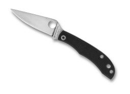Spyderco Knives HoneyBee C137GBKP Black G-10 Sandvik 12C27 Steel Pocket Knife
