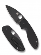 Spyderco Knives Efficient Liner Lock Black G-10 Blackened Stainless C216GPBBK