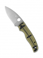 Spyderco Knives Shaman Salt C229GBKYLMCP Black & Yellow G-10 MagnaCut Knife
