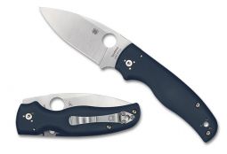 Spyderco Knives Shaman C229GPCBL Cobalt Blue G-10 CPM SPY27 Steel Pocket Knife