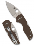Spyderco Knives Lil' Native Mid Back Lock C230MBGPBN15V Brown G-10 CPM 15V Knife