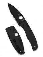Spyderco Knives Bodacious C263GSBK Black Serrated CPM-S30V G10 Pocket Knife
