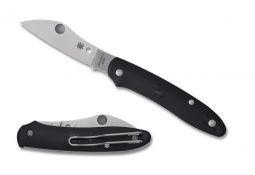 Spyderco Knives Roadie XL C267BKP Black M398 Stainless Steel Pocket Knife