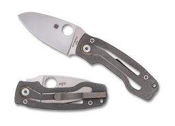 Spyderco Knives PITS 2 SlipIt C269TIP 6AL4V Titanium M398 Stainless Pocket Knife